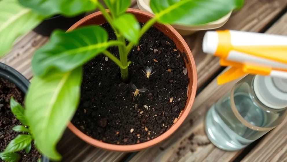 Hur får man bort blomflugor i jorden