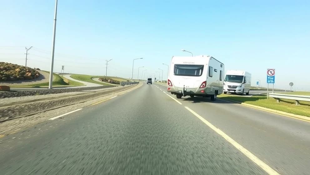 Hur snabbt får man köra med husvagn